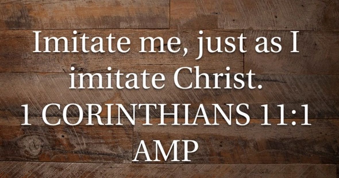 imitate christ connect church corinthians jesus christ become followers
