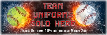 Banner; full color graphics to suit your needs.  We also provide team uniforms for most sports.