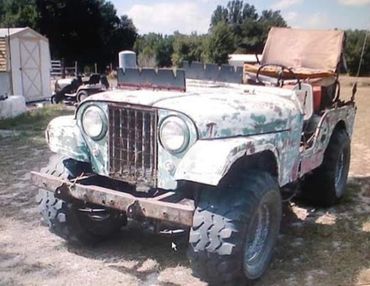 Willys Jeep CJ-5 before restoration