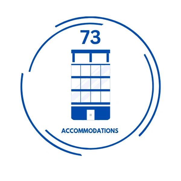 73 Ladies Accommodations logo.