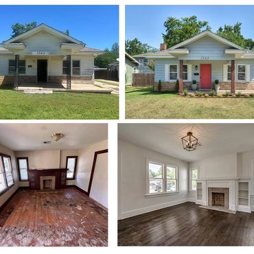 AN old home in Oklahoma City, OK that we bought, remodeled and sold