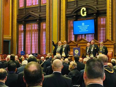 Our new Grand Master, Most Worshipful Brother Steven Adam Rubin