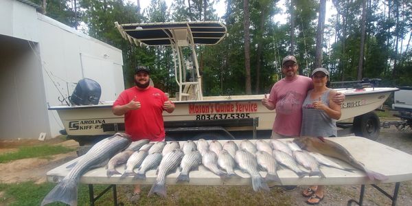 We like to go after fish of all sizes.