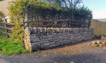 a dry stone wall in Manchester