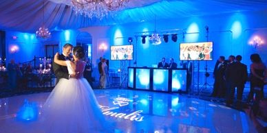 Wedding DJ and up-lighting 