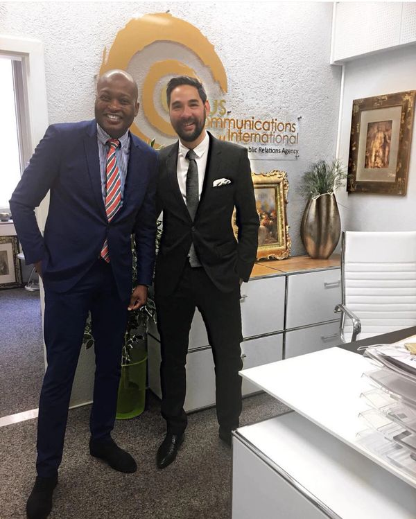 Client at Cyrus Branding Offices