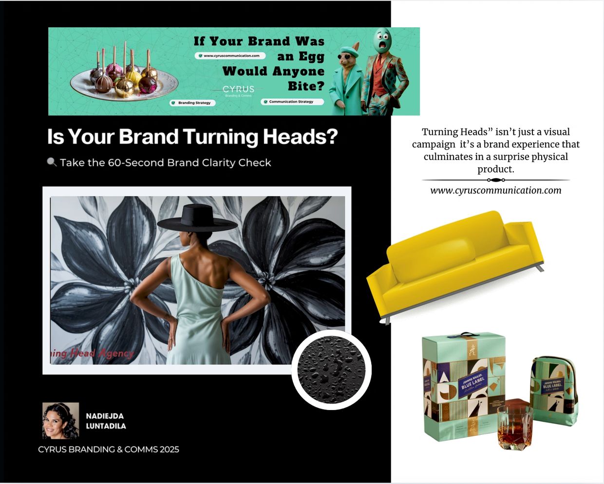 Cyrus Branding Content design ideas