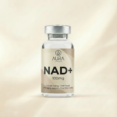 NAD+ 100mg IM Shot vial for enhanced cellular energy cognitive support and long-term cellular resili
