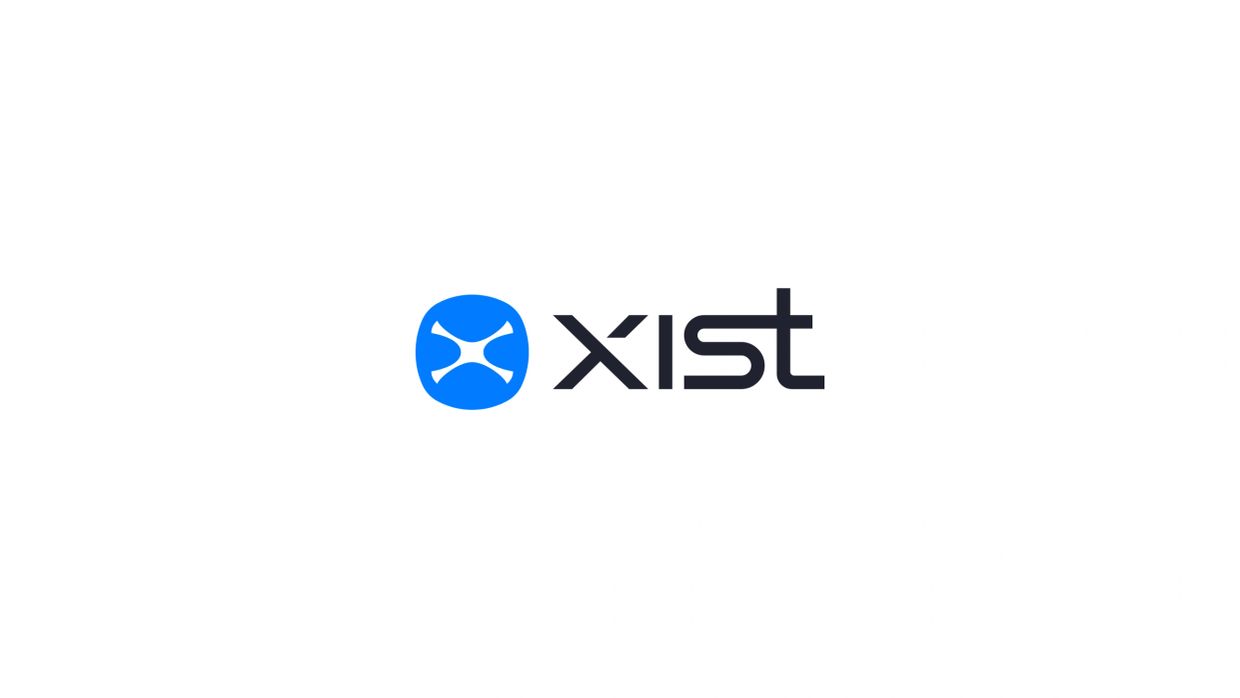 Logo of Xist with a blue circular icon and black text on white background.