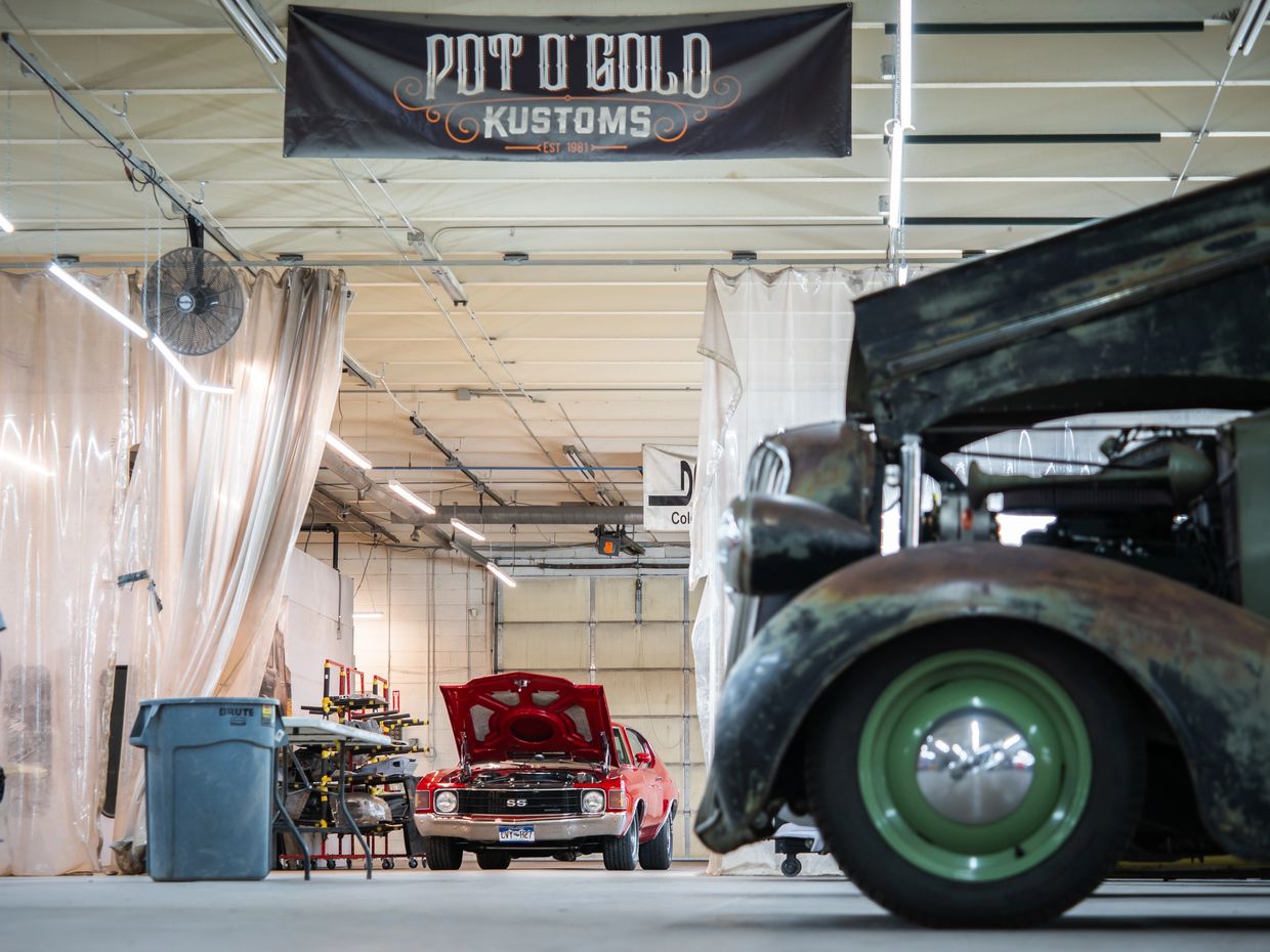Open House,  Pot O' Gold Kustoms, Hot Rods Live Music,  Cold Beer