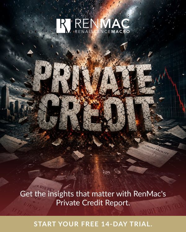 Ad for RenMac's Private Credit Report with a free trial offer.