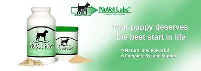 NuVet Labs puppy supplement products