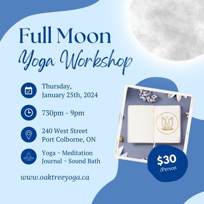 Full Moon Yoga Workshop