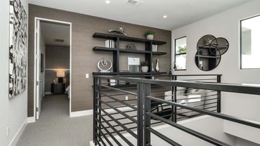 Woodgrain Oyster Pine by American Laminates on custom cabinets for kitchen design in Palm Springs.