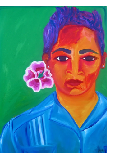 I separate my selves to see the blur of duality and gender. I am Ometeotl and in prayer.