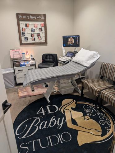 Ultrasound room at 4d baby studio in phoenix az