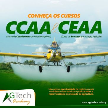 Curso teórico e prático de Coordenadores de Aviação Agrícola (CCAA) e Executor de Aviação Agrícola (