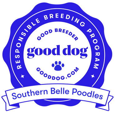 Seal for Southern Belle Poodles in Good Dog's Responsible Breeding Program.