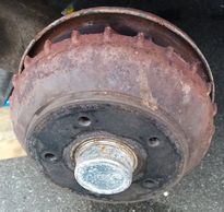 Brake, brake shoe, brake lining, brake pad, spring, bolt, washer, split pin, brake drum, alko