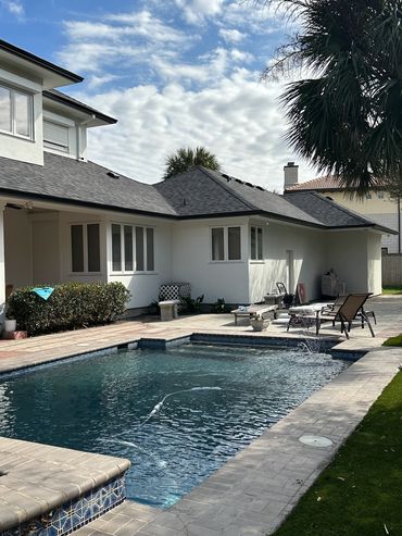 black seamless gutters