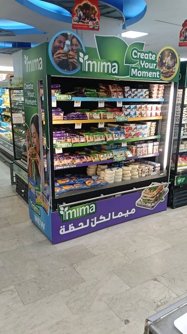 MIMA dairy cheese Kuwait Protein Qnited Trade Qatar & Kuwait POSM in-store activation