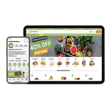 Qualityfood e-commerce automation data-science mec workshop AI-driven GenAi website & app design