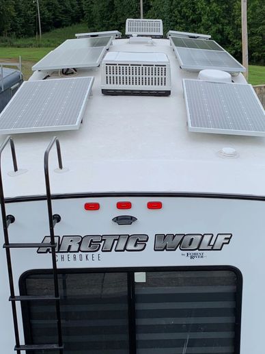 RVsolar, Off-Grid, Solar, North Carolina, Boondocking, Adventure, GreenEnergy, Travel, Solar Install