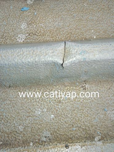 Çatlamış sandviç panel hadvesi üzeri