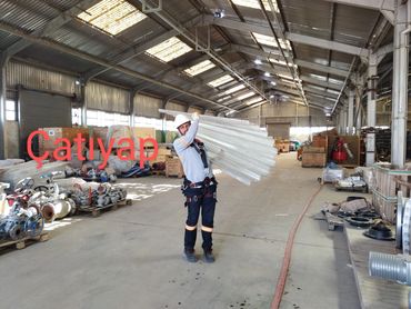 Hangar çatısı tamiri