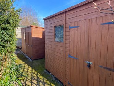 sheds repainted, Trowbridge