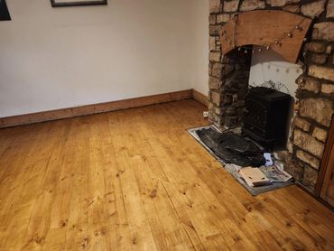 new flooring, varnished finish, Radstock, Somerset