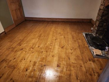 new flooring, varnished finish, Radstock, Somerset