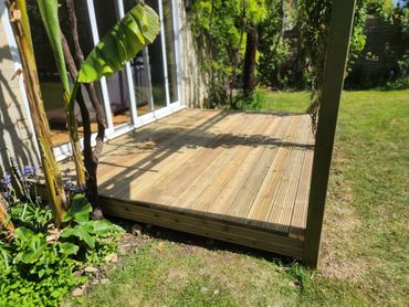 replacement timber decking. frome