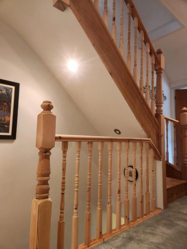 wooden stairs fitted. midsomer norton