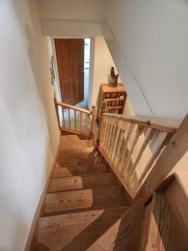 wooden stairs fitted. midsomer norton