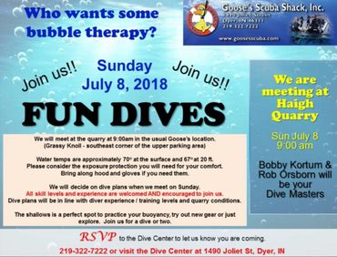 Chicagoland Quarry Dives - Goose's Scuba Shack