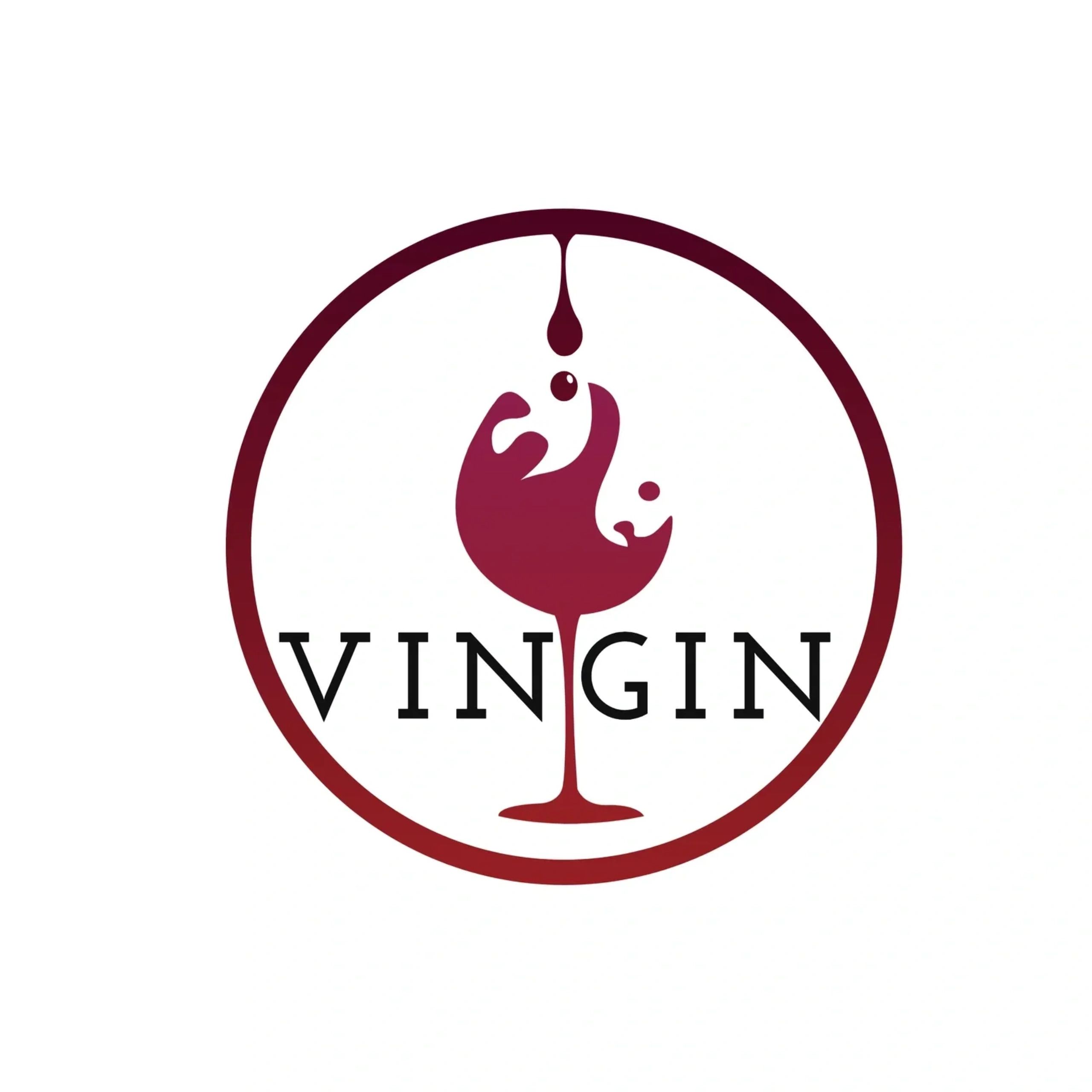 VINGIN logo, wine and gin tasting events