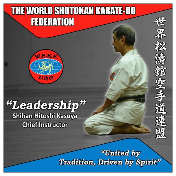 WSKF, World Shotokan Karate-Do Federation - Sensei Hitoshi Kasuya - 9th Dan, Chief Instructor