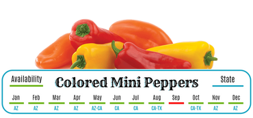 Colored Mini Peppers