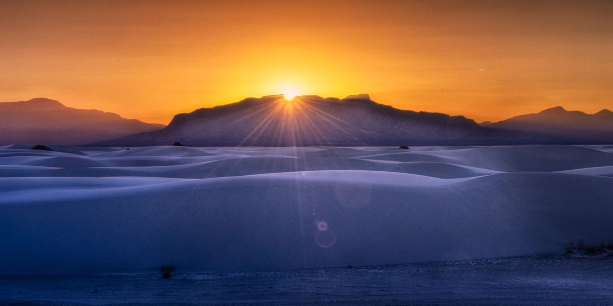 Sunset at White Sands National Park © 2009 William Horton