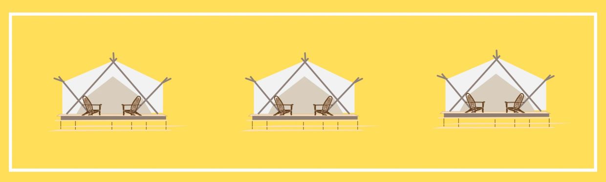 Glamping tents