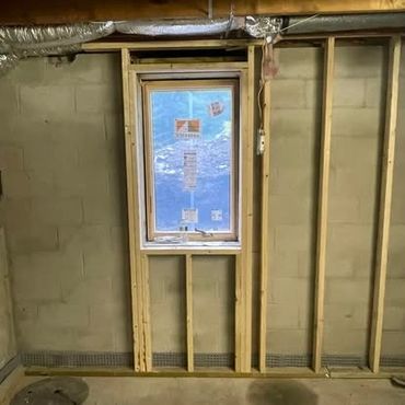 Egress window install process