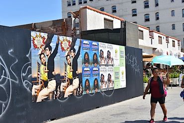 Lana Del Rey Murs Snoop Dogg Camp Flog Gnaw LA Wild Pasting Venice Boardwalk Ads