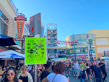 The 1975 People Las Vegas Fremont Street Festival Downtown LV Ad
