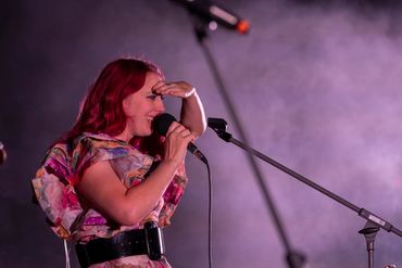 Joan and the Giants rocking Dampier Oval during Karrathas REAF Festival