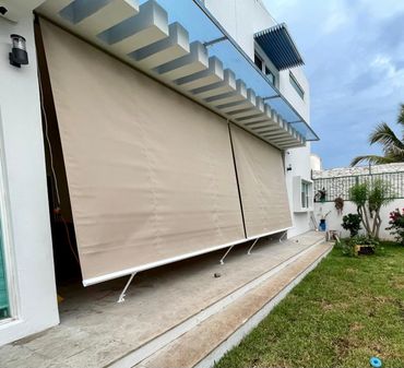 Toldos de caida vertical