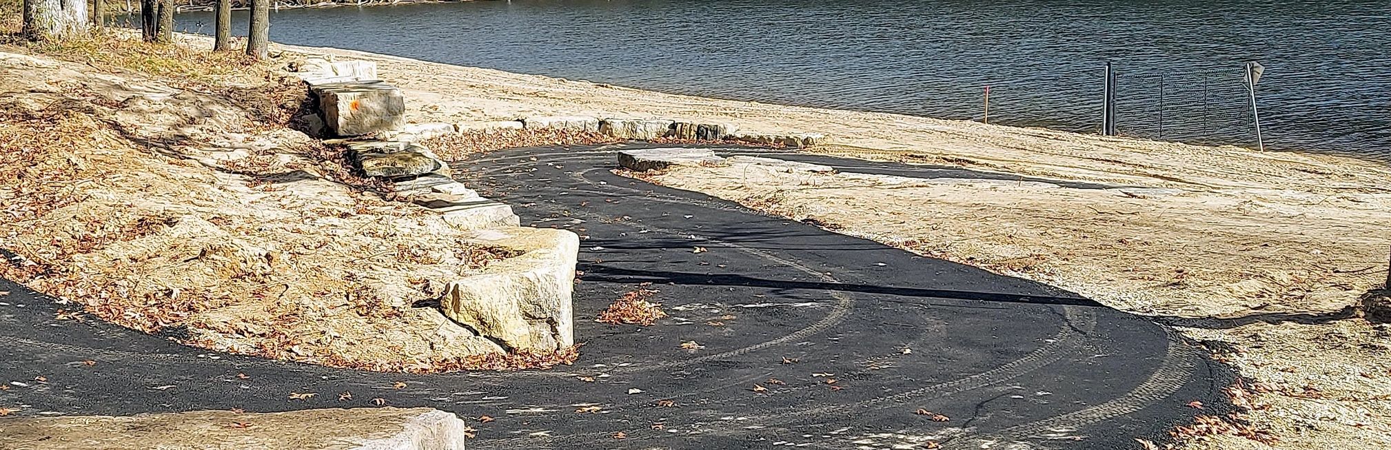 This is an extension of the path to the beach. This extension will lead to the rental watercraft whi