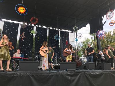 Marry the Sea played beautiful music in Maplewood NJ at Maplewoodstock music festival. 