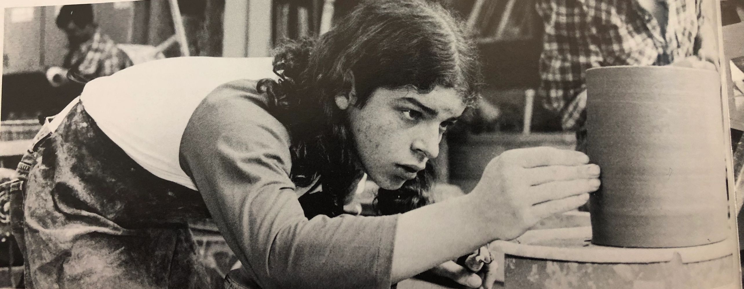 Pictured above is owner and founder of Clay Contours, Rodney Tague in 1983.
