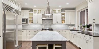 Custom Kitchens in Toronto Renovations QUARTZ TASCO Appliances  Cabinetry Sinks Faucets Large Island
